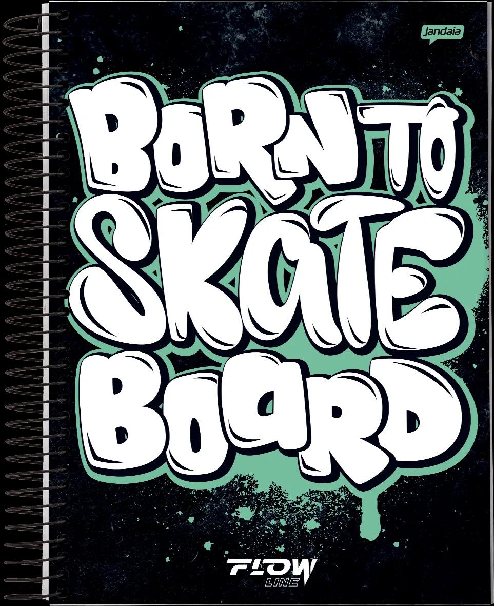 CADERNO ESPIRAL 1/8 CAPA DURA 80 FOLHAS - FLOW — miniatura 4
