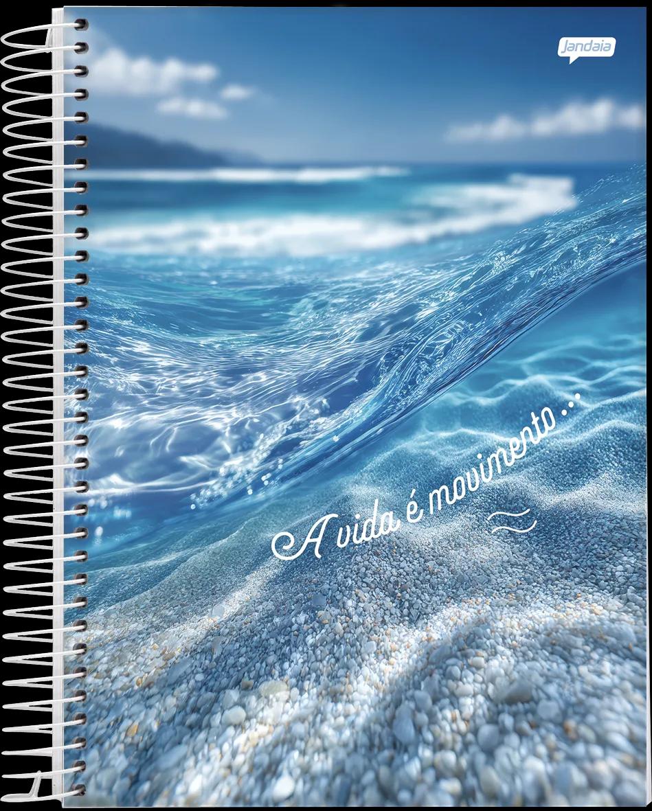 CADERNO ESPIRAL UNIVERSITÁRIO CAPA DURA 12 MATÉRIAS 192 FOLHAS -  PAZ