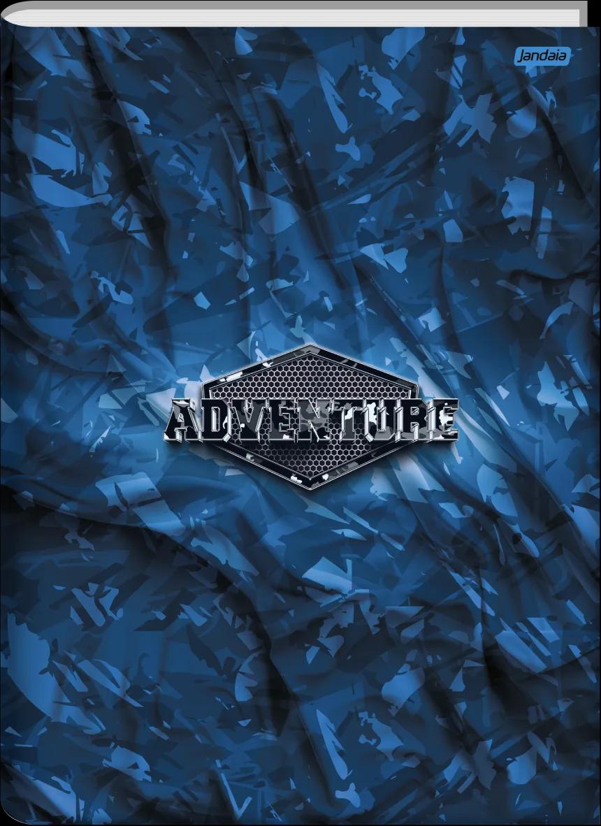 CADERNO BROCHURA 1/4 CAPA DURA 80 FOLHAS - ADVENTURE — miniatura 2