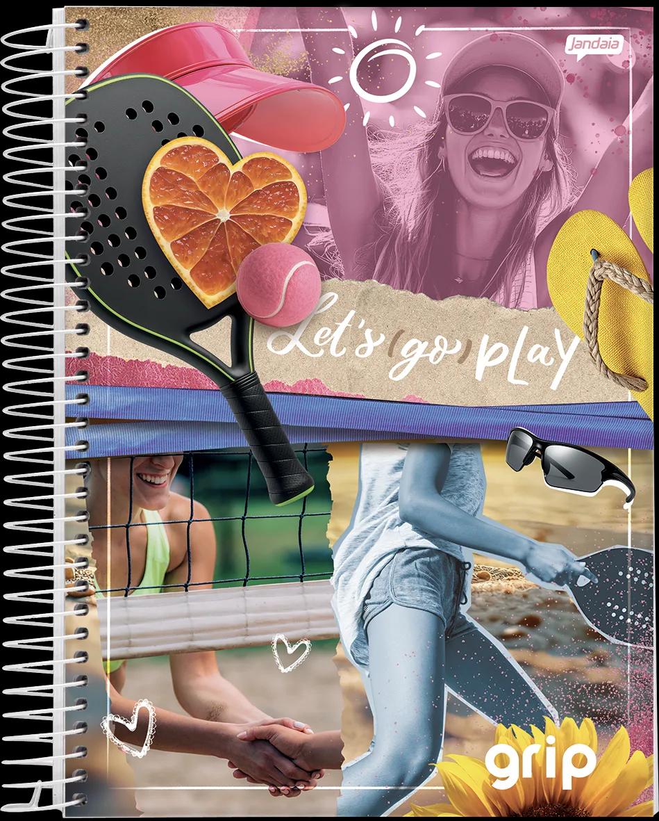 CADERNO ESPIRAL UNIVERSITÁRIO CAPA DURA 10 MATÉRIAS  160  FOLHAS - GRIP — miniatura 4