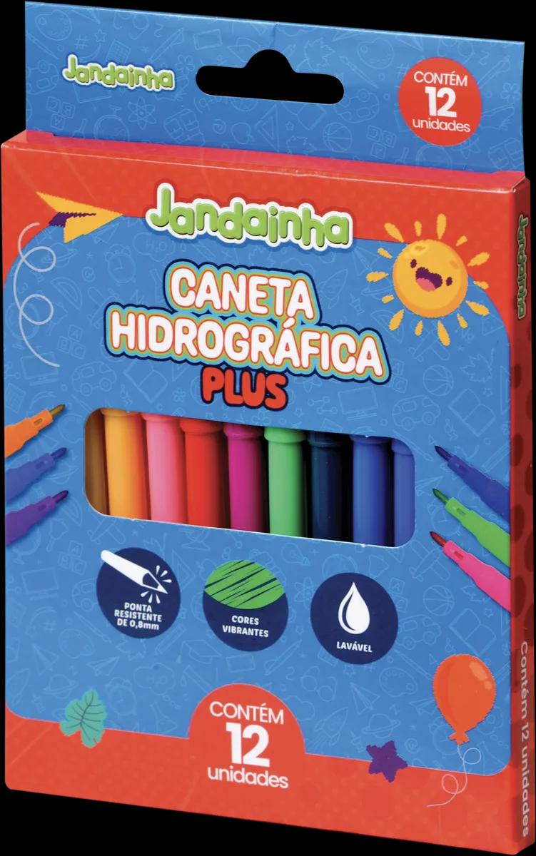 CANETA HIDROGRAFICA 12 CORES PLUS - JANDAINHA — miniatura 2
