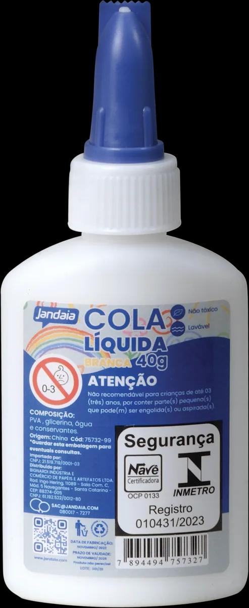 COLA BRANCA 40G - JANDAIA