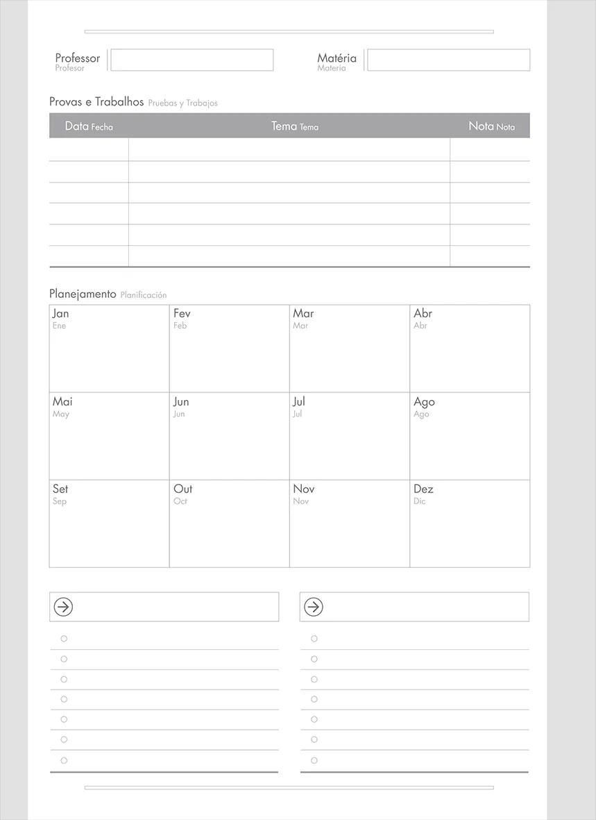 CADERNO ESPIRAL UNIVERSITÁRIO CAPA DURA 15 MATÉRIAS 240 FOLHAS -   GRIP — miniatura 5