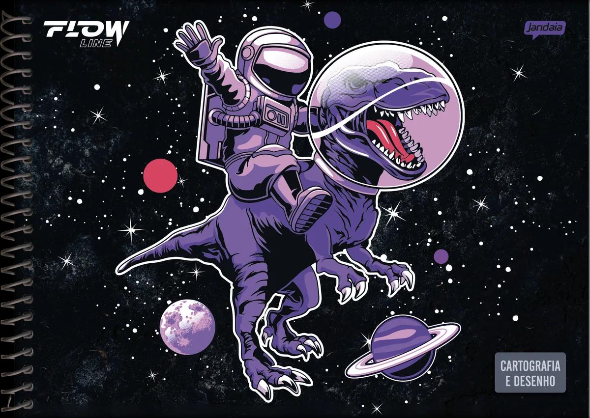 CADERNO ESPIRAL CAPA DURA 80 FOLHAS CARTOGRAFIA  -  STELLA