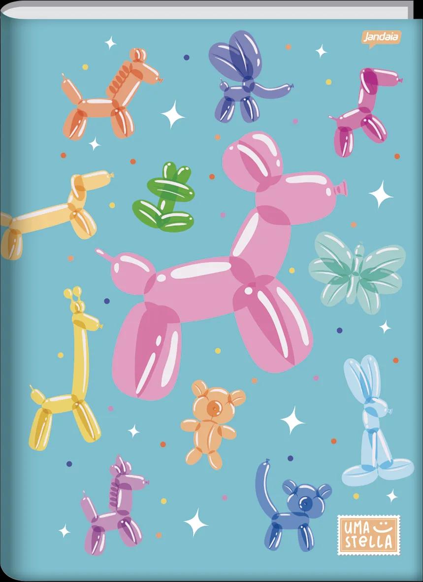 CADERNO BROCHURA UNIVERSITÁRIO CAPA DURA 80 FOLHAS - STELLA