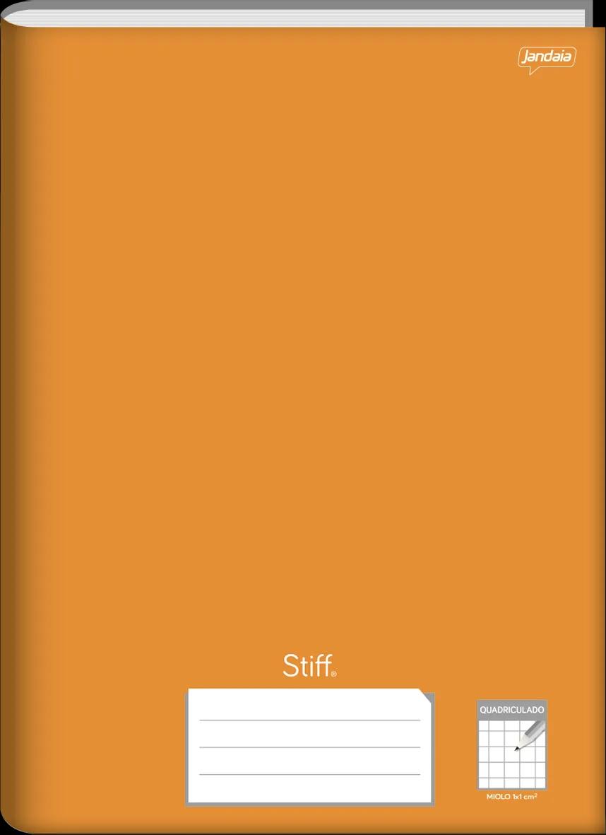 CADERNO BROCHURA CAPA DURA 1/4  QUADRICULADO 7X7 96 FOLHAS - STIFF