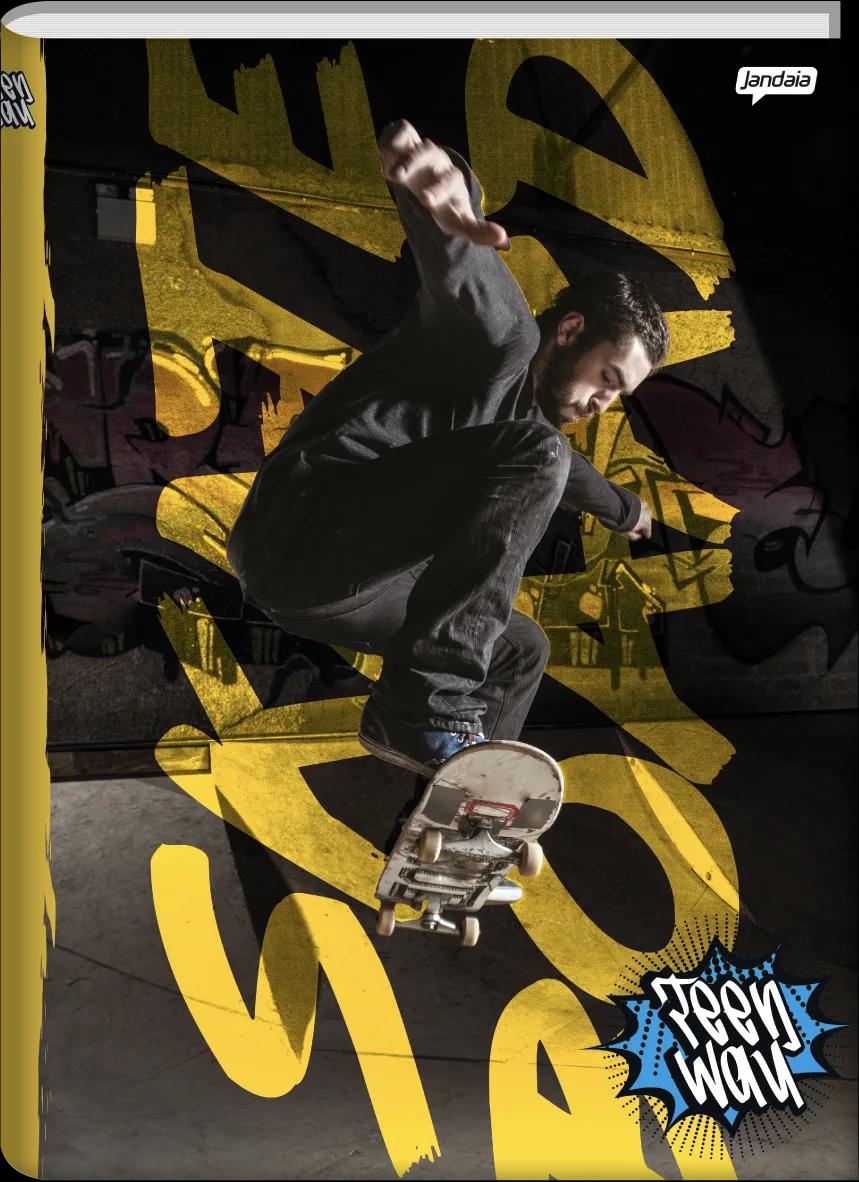 CADERNO BROCHURA 1/4 CAPA DURA 48 FOLHAS -  TEEN WAY — miniatura 4