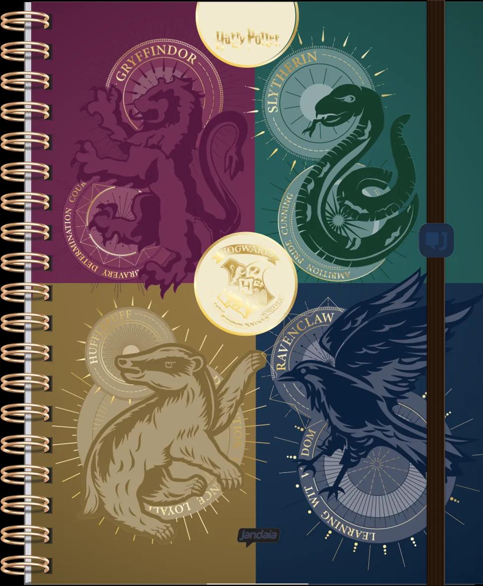 CADERNO NEO COLLEGE 175X242MM 80FLS - HARRY POTTER NEO