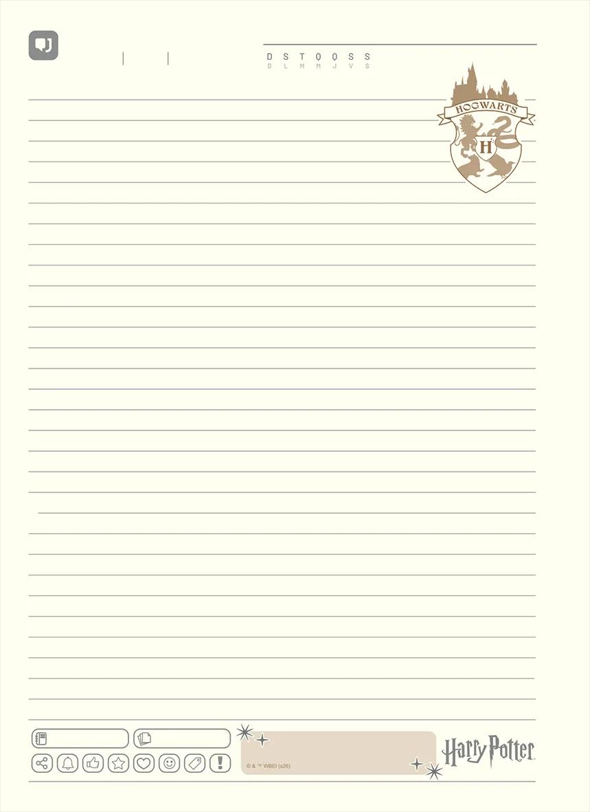 CADERNO NEO UNIVERSITÁRIO 200X275MM 160FLS - HARRY POTTER NEO