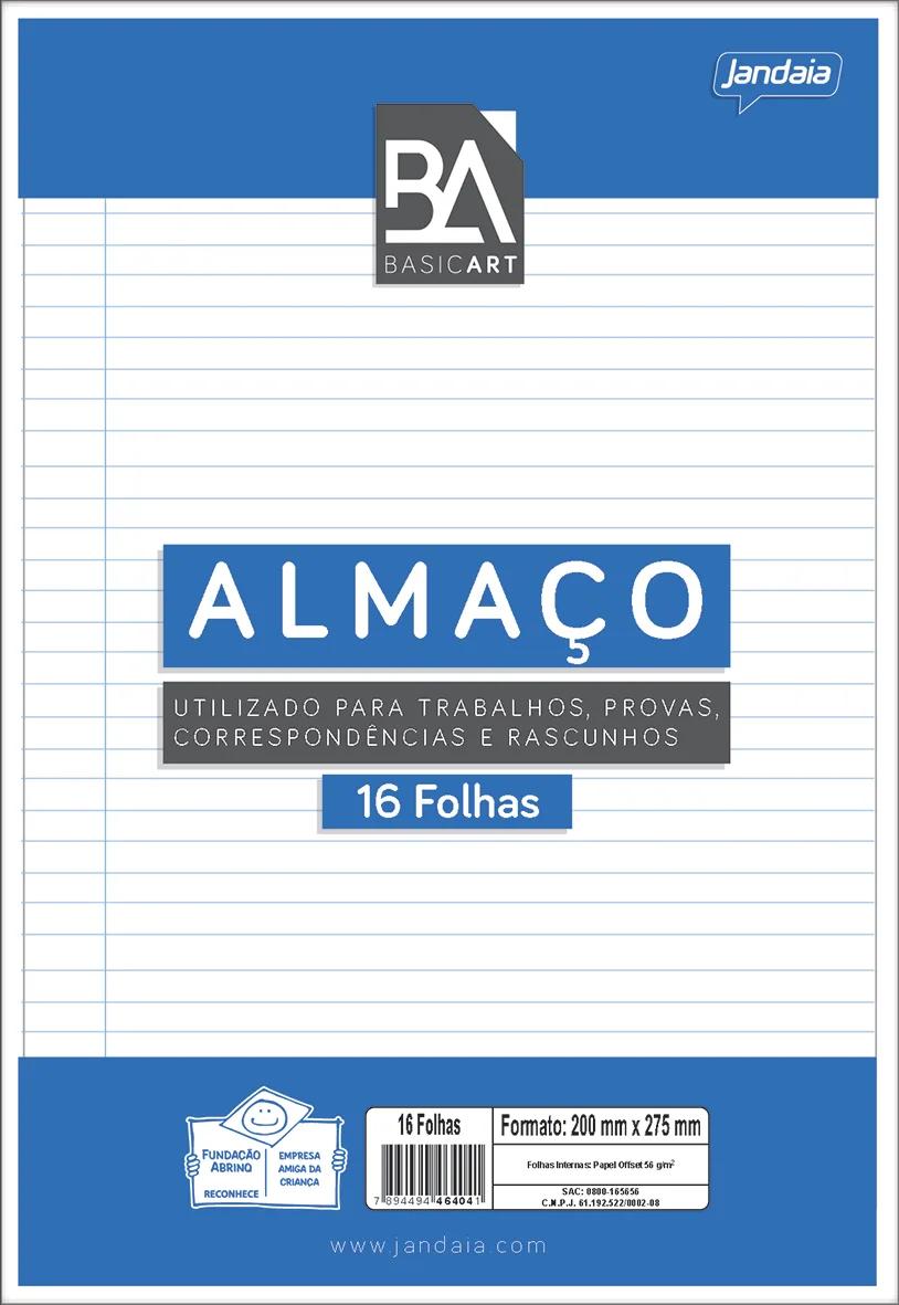 ALMAÇO UNIVERSITÁRIO 200X275MM 16FLS- BASIC ART