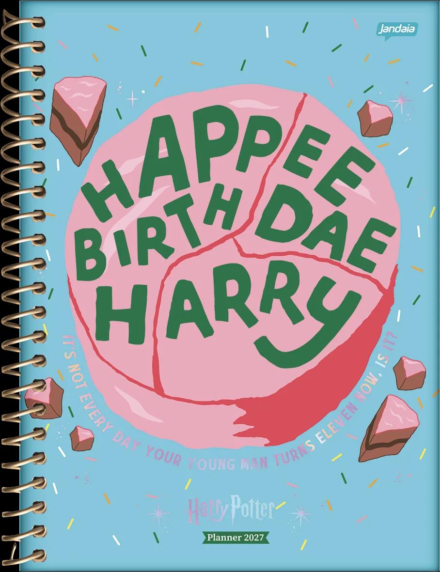 AGENDA PLANEJAMENTO ESPIRAL 200X275MM - HARRY POTTER