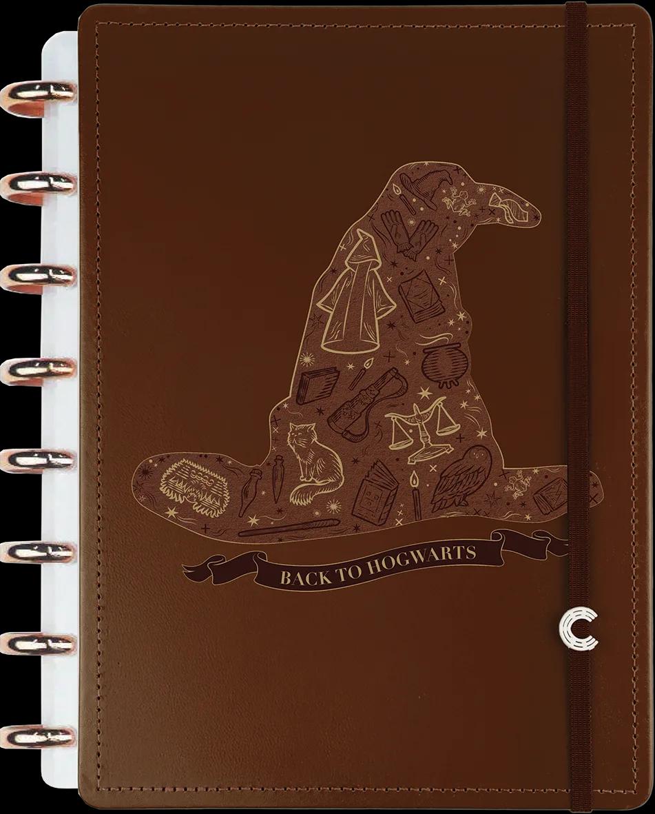 CADERNO INTENLIGENTE 1/4 140X200MM 80FLS - C.I. HARRY POTTER